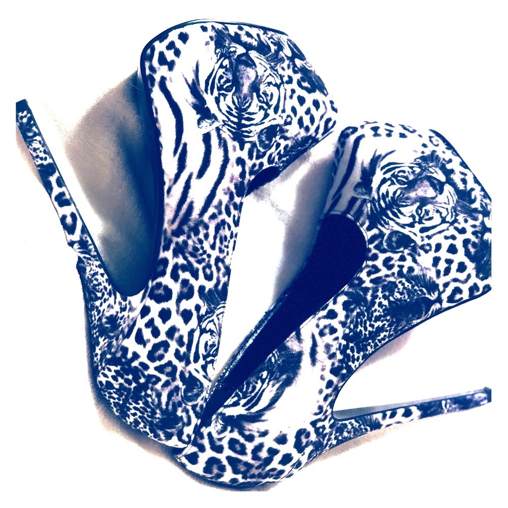 Alba Tiger stiletto pumps